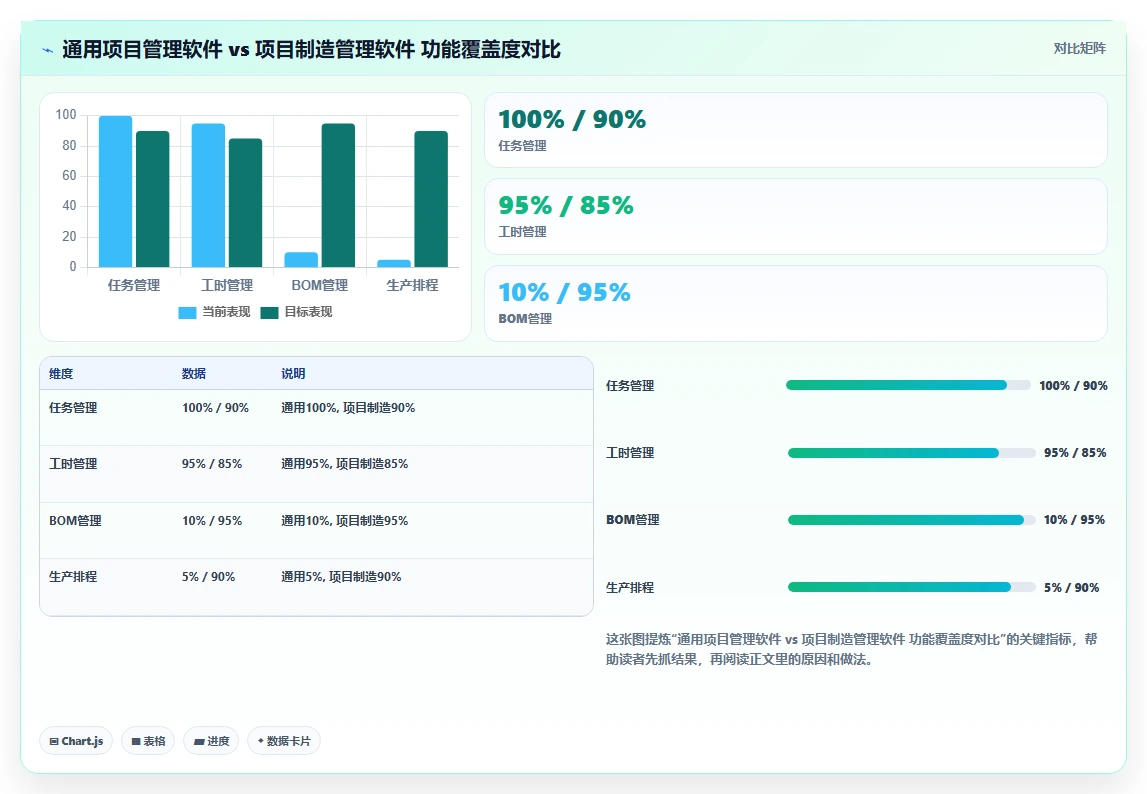 2026年项目制造管理软件选型指南：8款主流方案全景对比