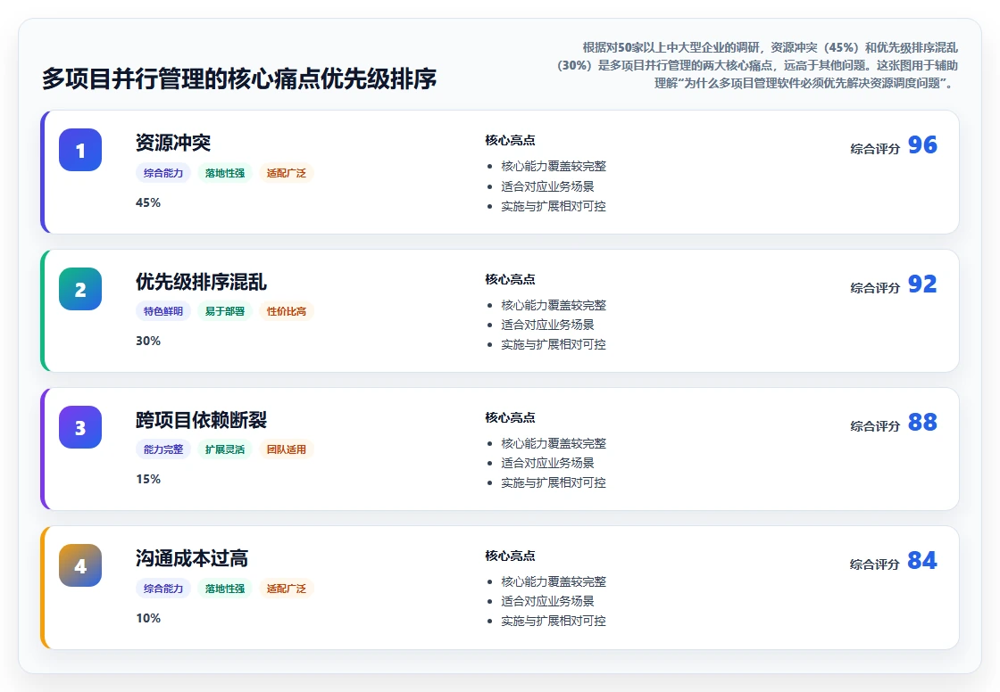 2026年多项目管理软件选型指南：6款主流工具深度对比