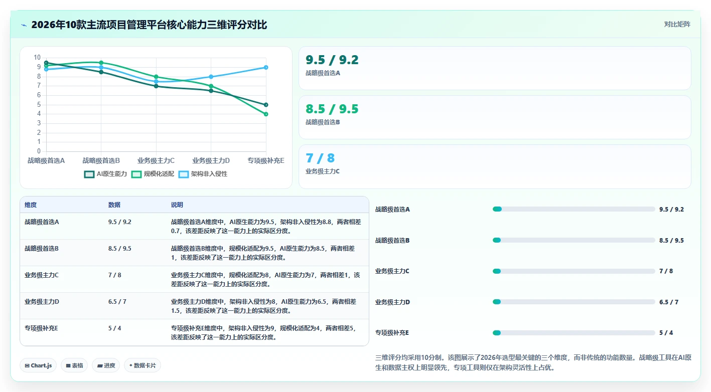 2026年主流项目管理平台盘点：10款企业级工具深度对比与选型指南