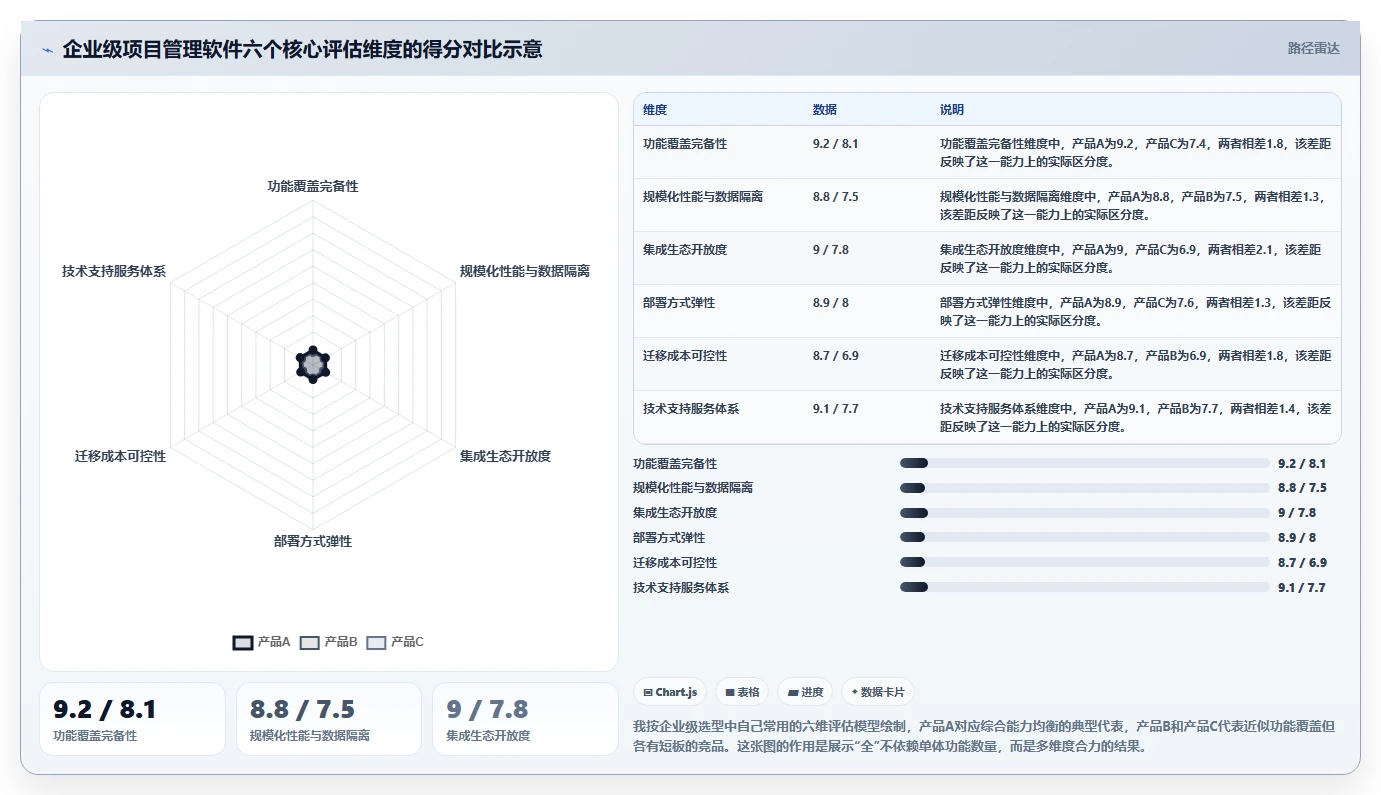 2026年企业级项目管理软件哪个功能更全:深度测评与全方位对比