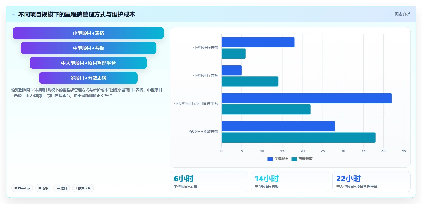 解密未来：里程碑计划是什么？5大要点助你掌握项目管理新趋势