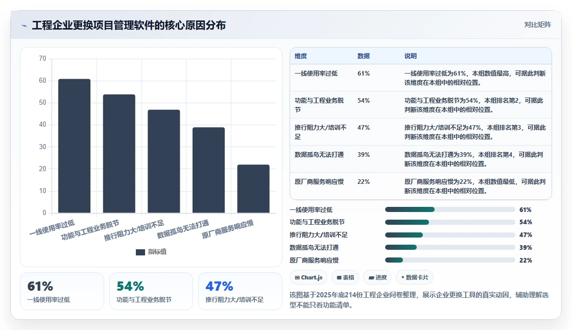 2026年七款工程管理项目管理软件横向评测与选型指南