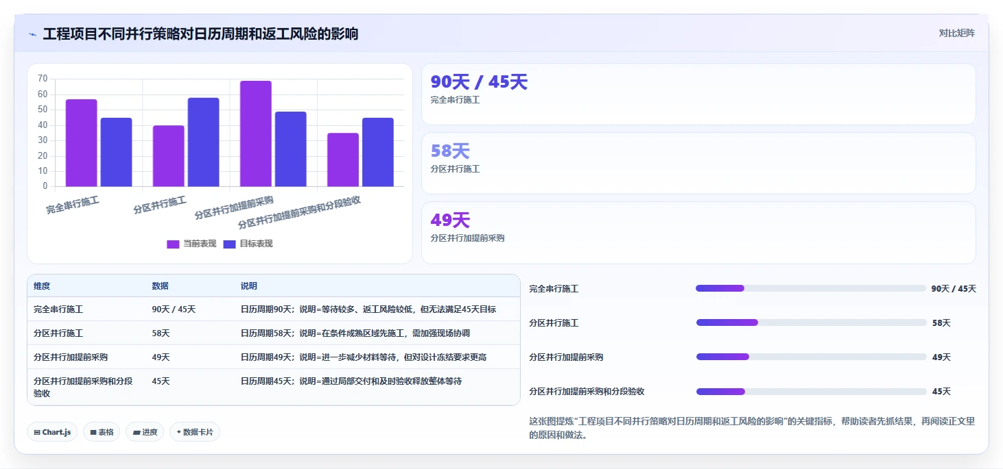 5个惊人的项目时间管理案例:如何将90天工期缩短至45天?