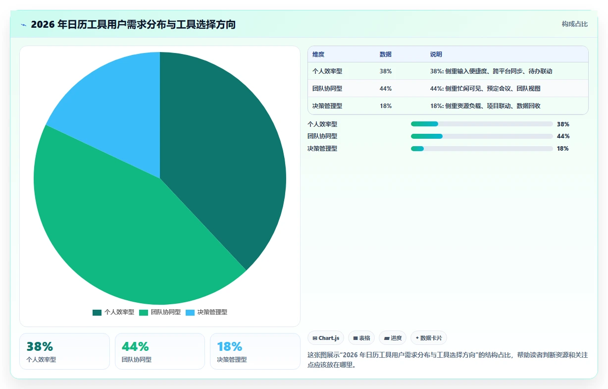 2026年效率之选:6大日程日历管理工具全面评测