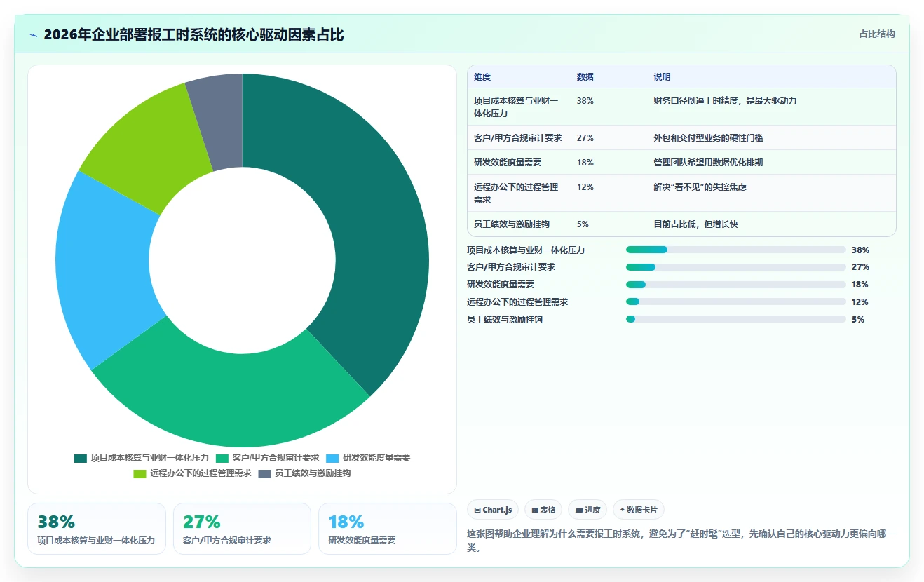 2026年效率革命:6大报工时系统工具深度对比