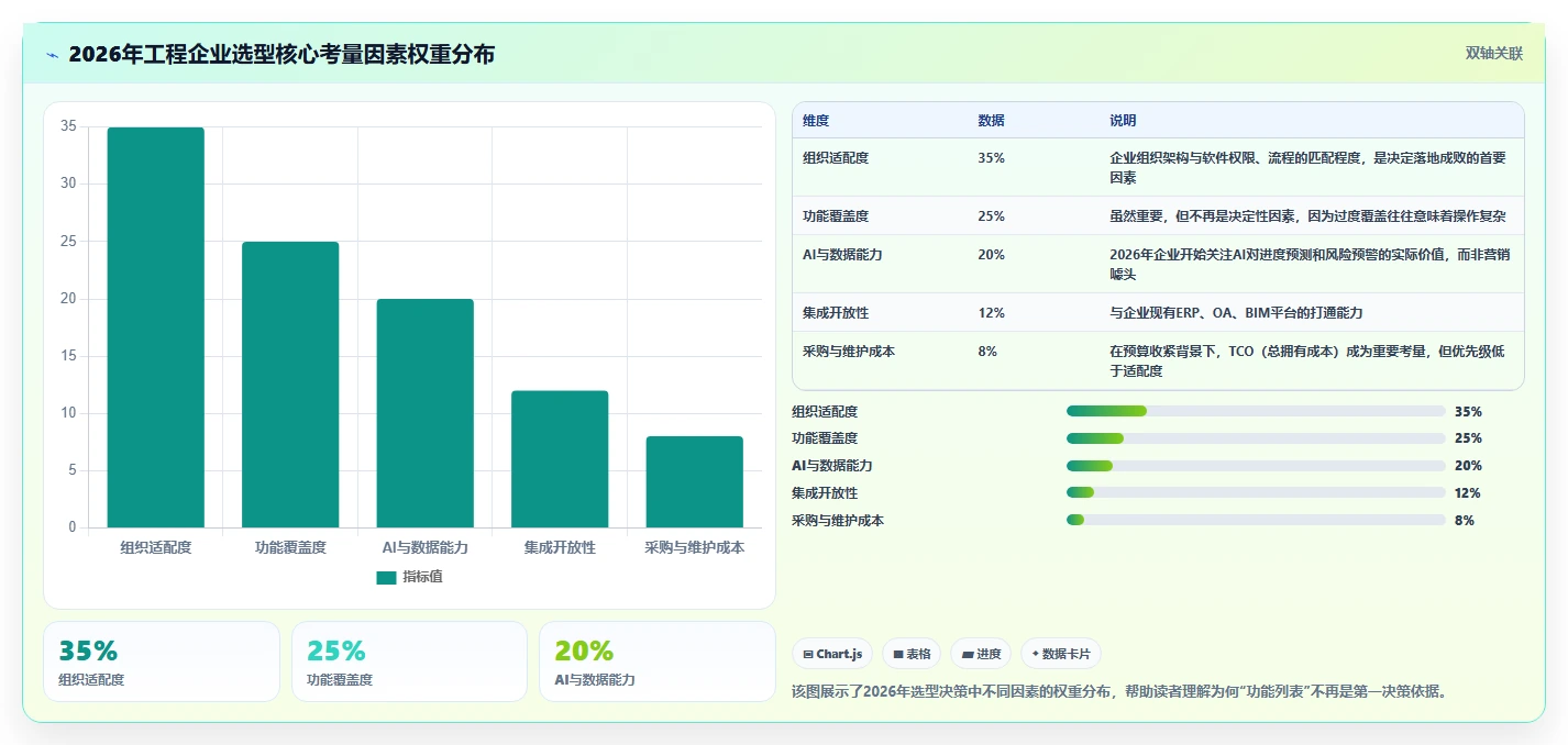 2026年十大工程管理软件品牌对比：从综合平台到垂直工具选型指南