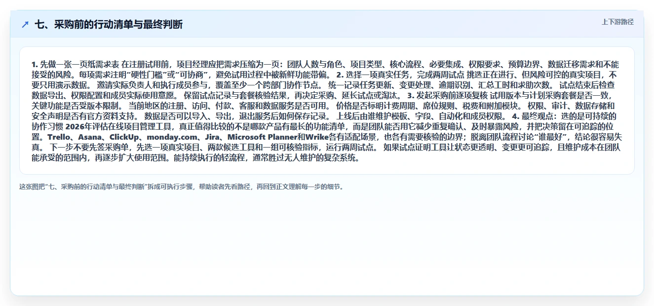 七、采购前的行动清单与最终判断
