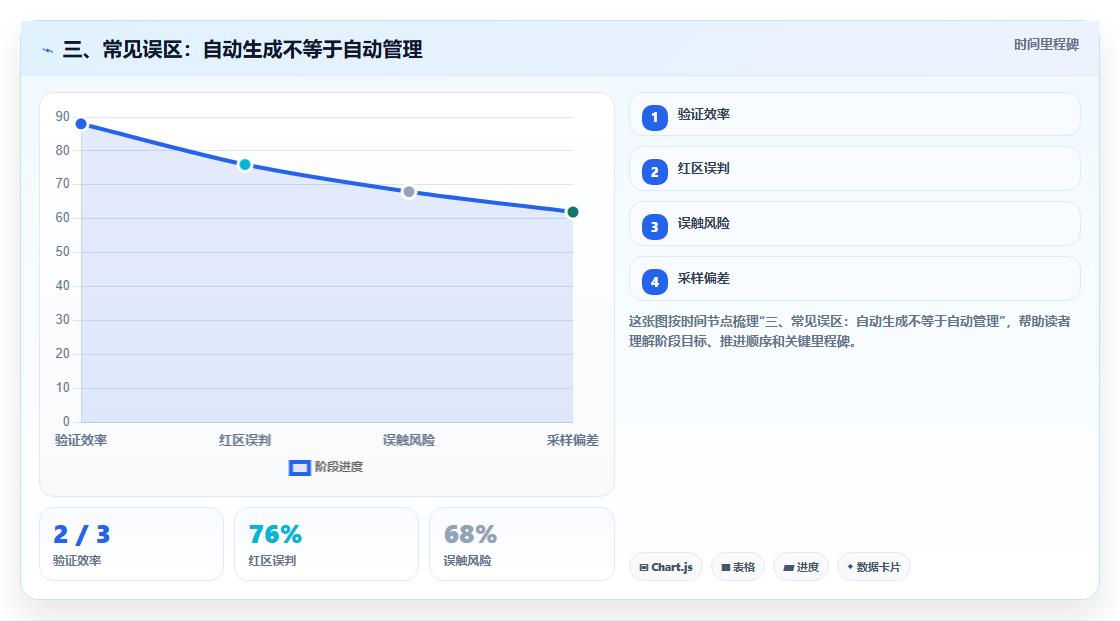 三、常见误区:自动生成不等于自动管理