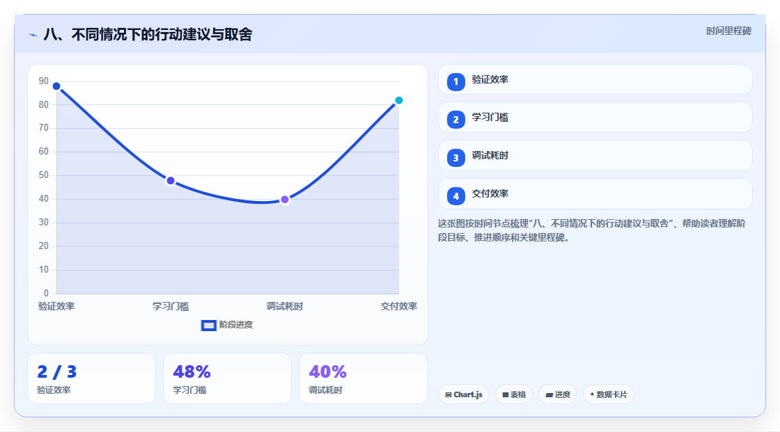 八、不同情况下的行动建议与取舍