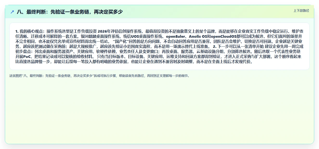 八、最终判断:先验证一条业务链,再决定买多少