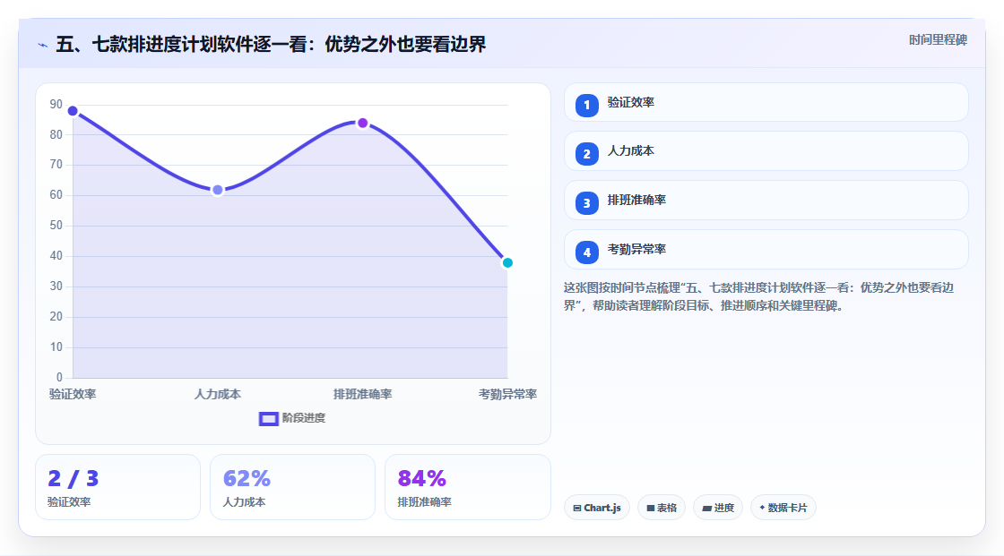 五、七款排进度计划软件逐一看:优势之外也要看边界
