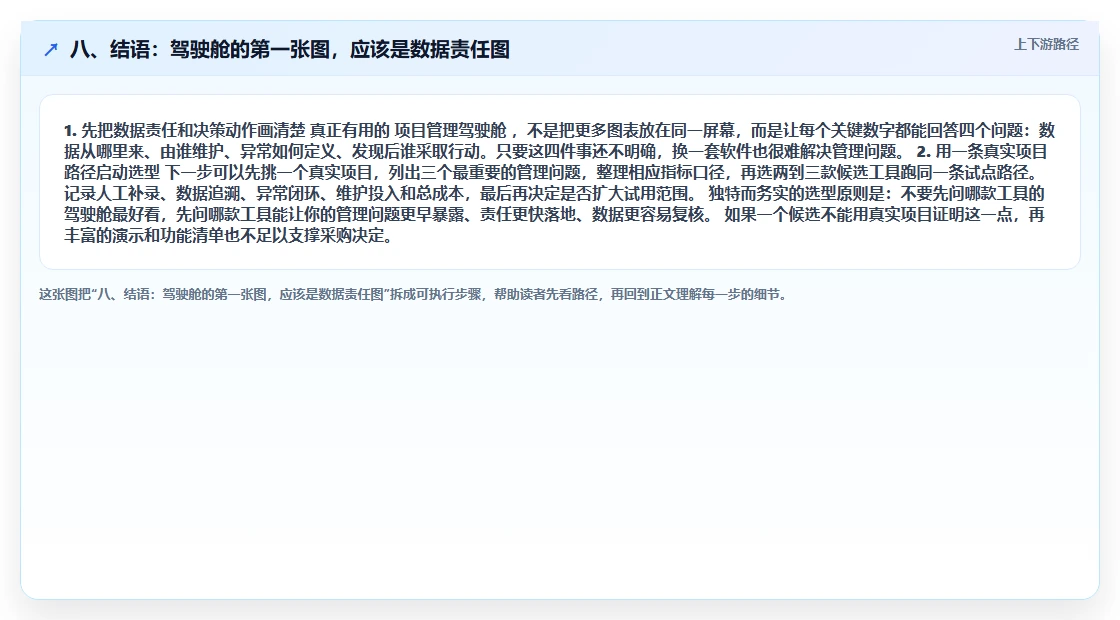 八、结语：驾驶舱的第一张图，应该是数据责任图