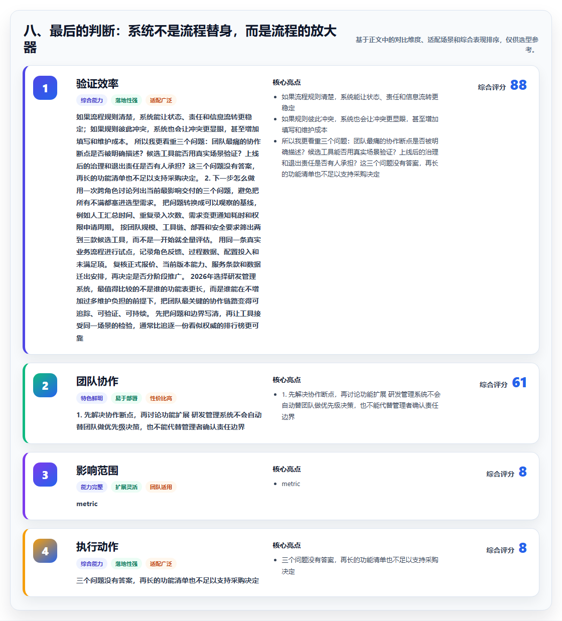八、最后的判断：系统不是流程替身，而是流程的放大器
