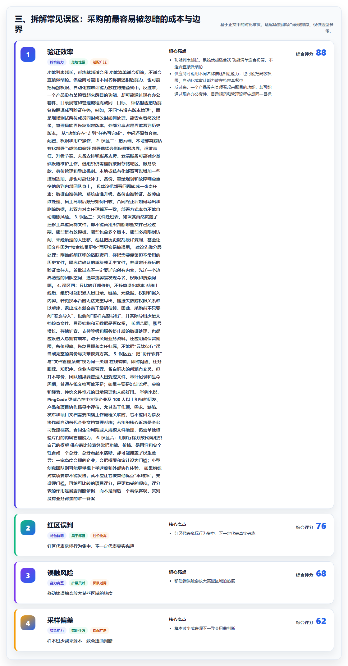 三、拆解常见误区：采购前最容易被忽略的成本与边界