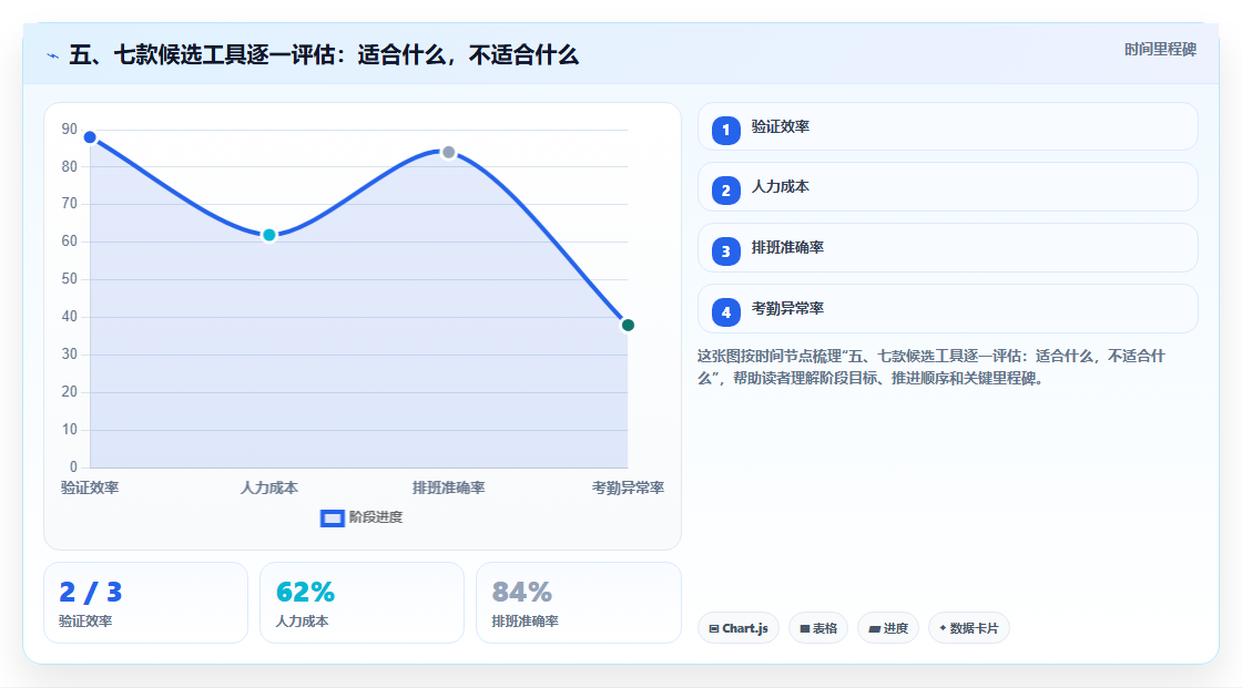 五、七款候选工具逐一评估:适合什么,不适合什么