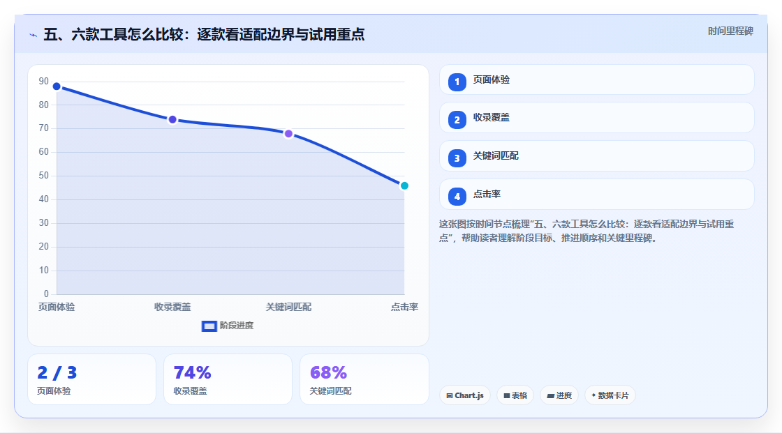 五、六款工具怎么比较:逐款看适配边界与试用重点