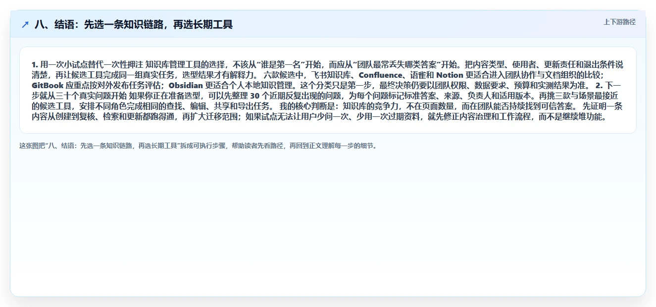 八、结语:先选一条知识链路,再选长期工具