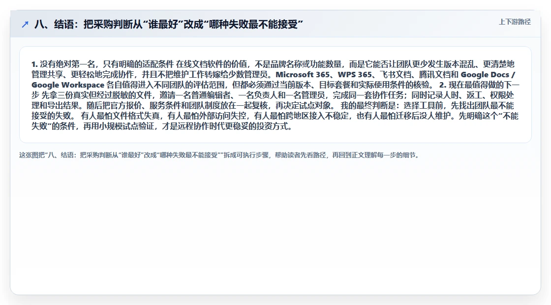 八、结语:把采购判断从“谁最好”改成“哪种失败最不能接受”