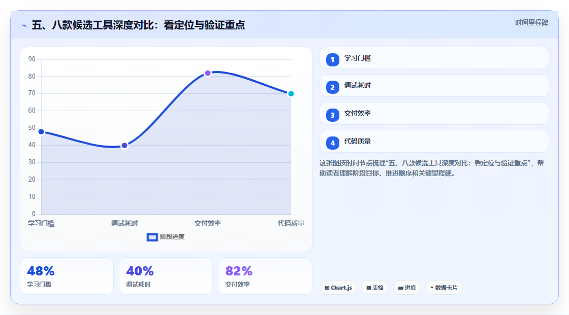 五、八款候选工具深度对比：看定位与验证重点