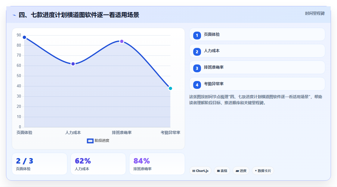 四、七款进度计划横道图软件逐一看适用场景