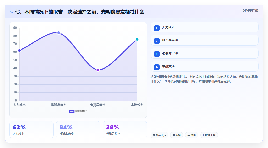 七、不同情况下的取舍:决定选择之前,先明确愿意牺牲什么