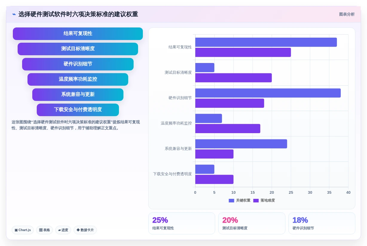 电脑硬件性能测试软件选购指南:2026年6款必备工具深度解析
