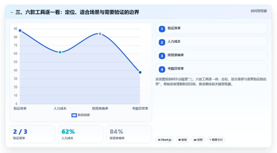 三、六款工具逐一看:定位、适合场景与需要验证的边界