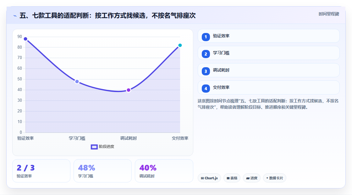 五、七款工具的适配判断：按工作方式找候选，不按名气排座次