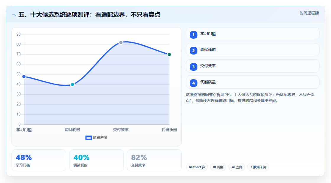 五、十大候选系统逐项测评:看适配边界,不只看卖点