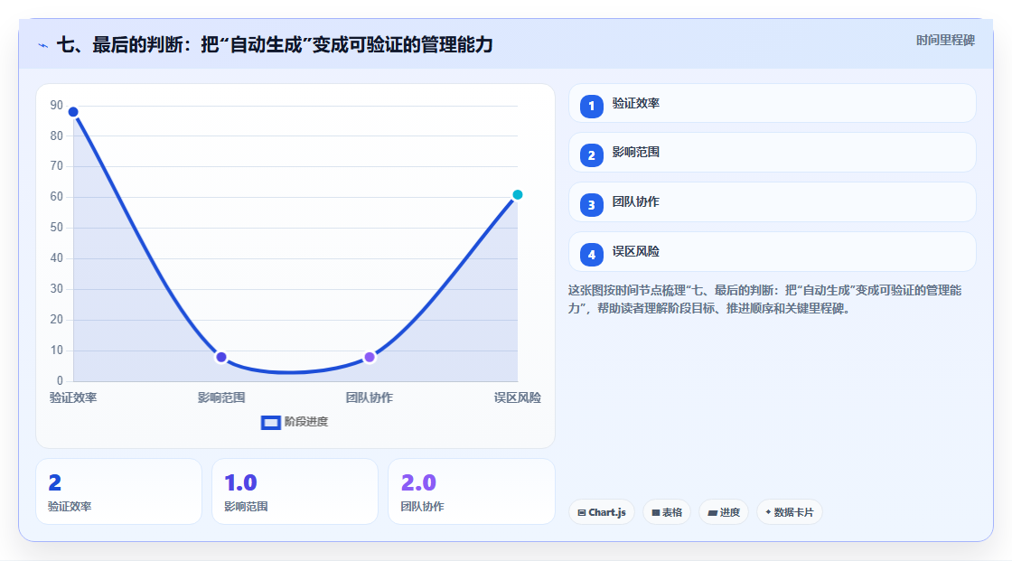 七、最后的判断:把“自动生成”变成可验证的管理能力