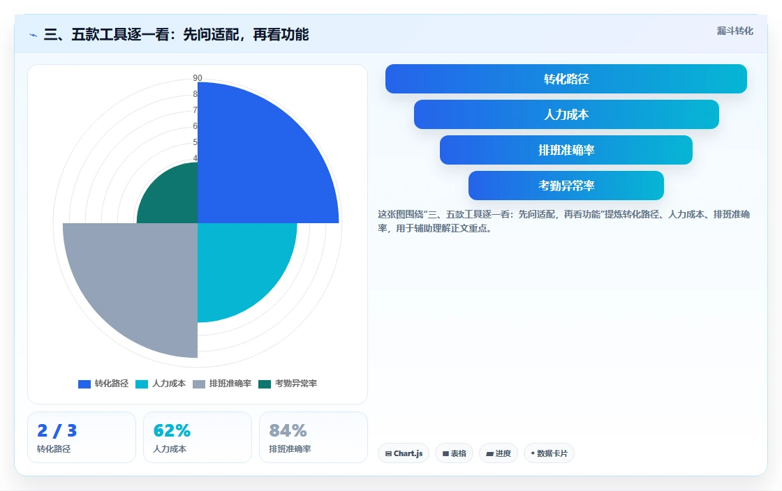 三、五款工具逐一看:先问适配,再看功能
