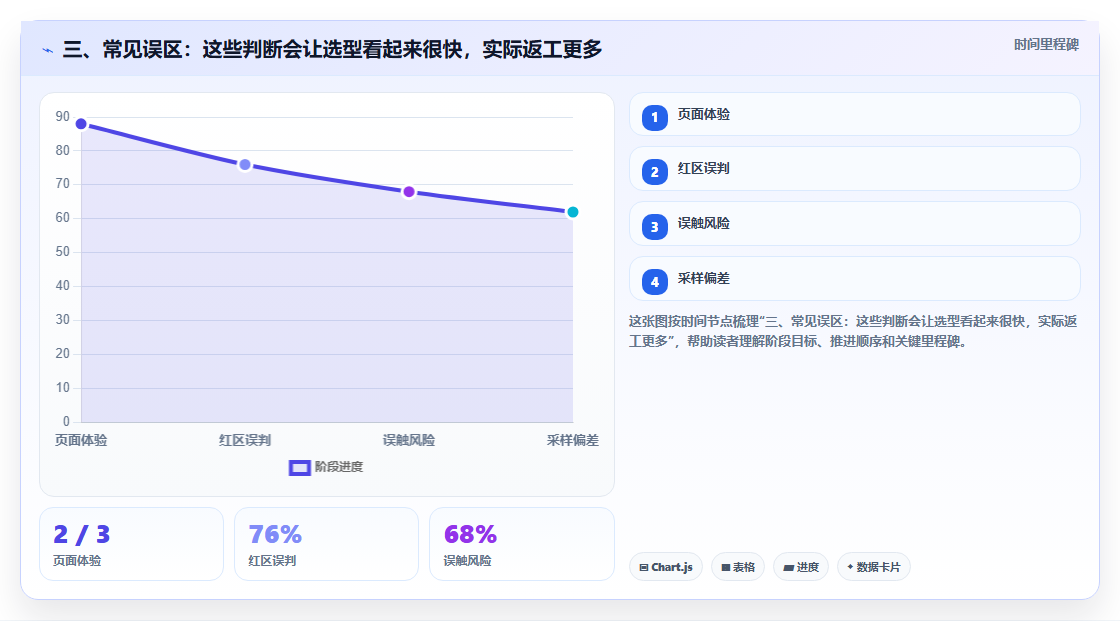 三、常见误区:这些判断会让选型看起来很快,实际返工更多