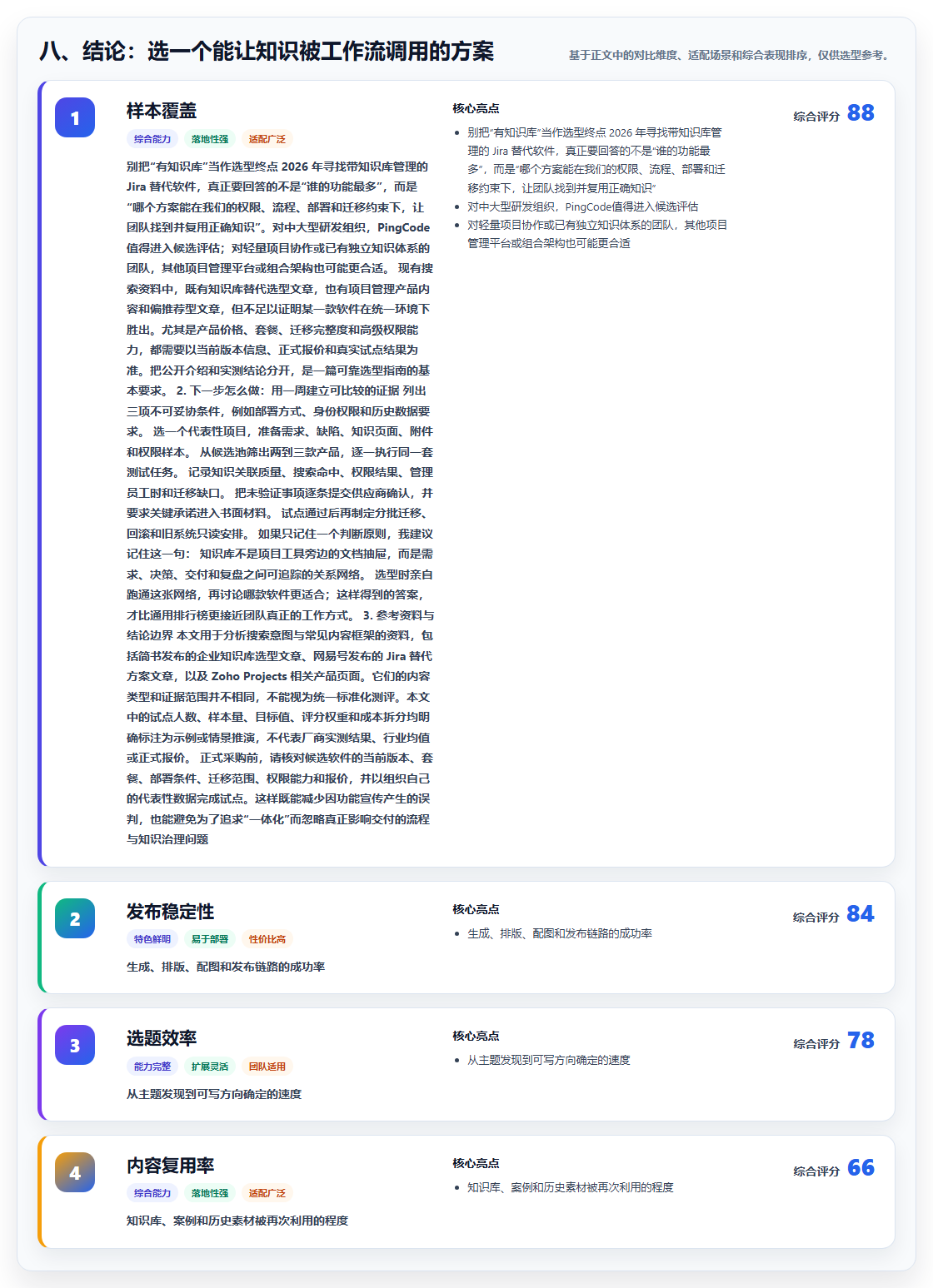 八、结论:选一个能让知识被工作流调用的方案