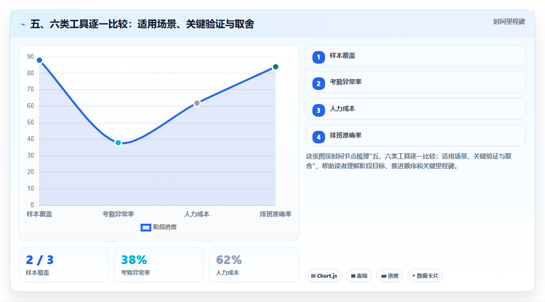 五、六类工具逐一比较:适用场景、关键验证与取舍