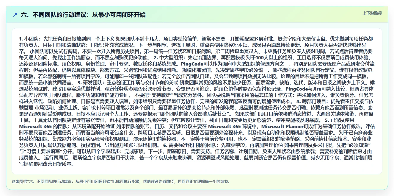 六、不同团队的行动建议:从最小可用闭环开始