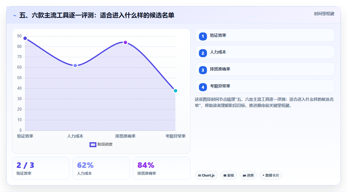 五、六款主流工具逐一评测:适合进入什么样的候选名单