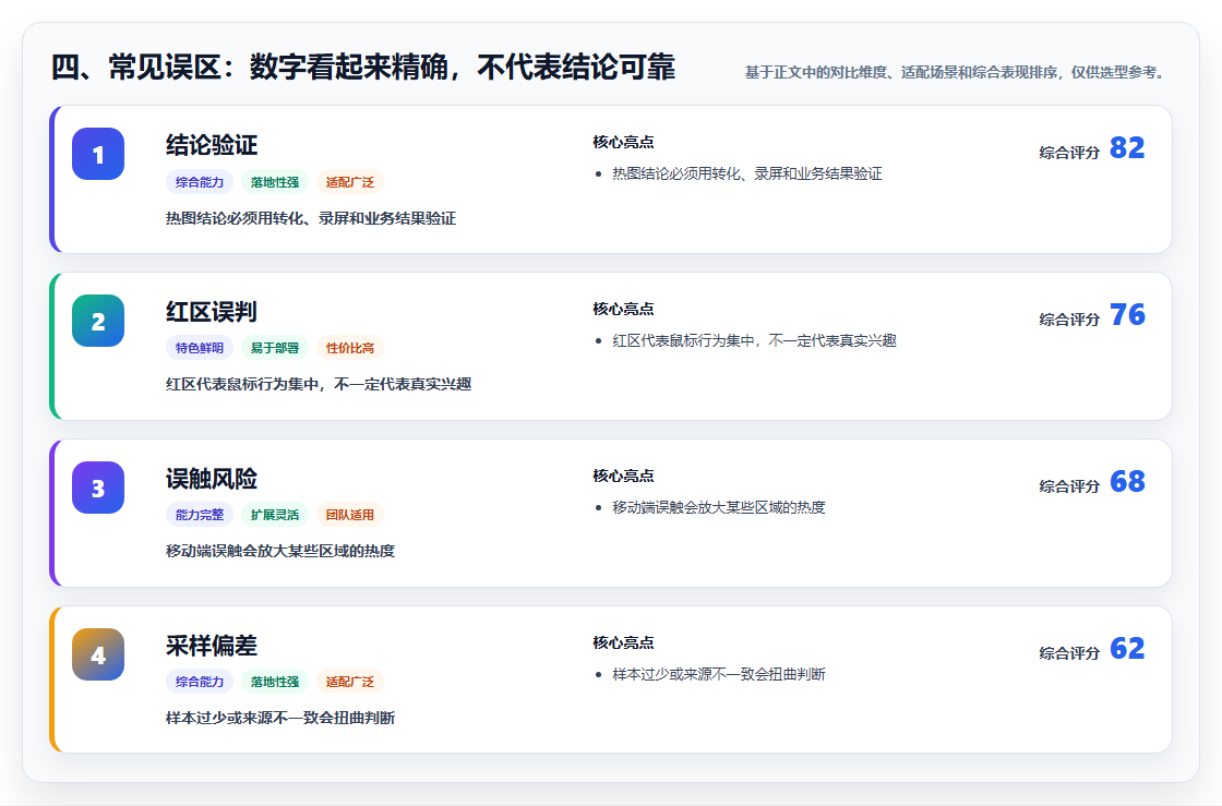 四、常见误区:数字看起来精确,不代表结论可靠