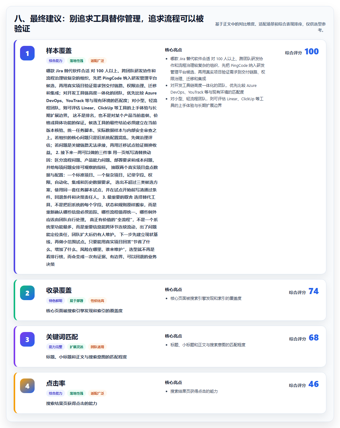 八、最终建议:别追求工具替你管理,追求流程可以被验证