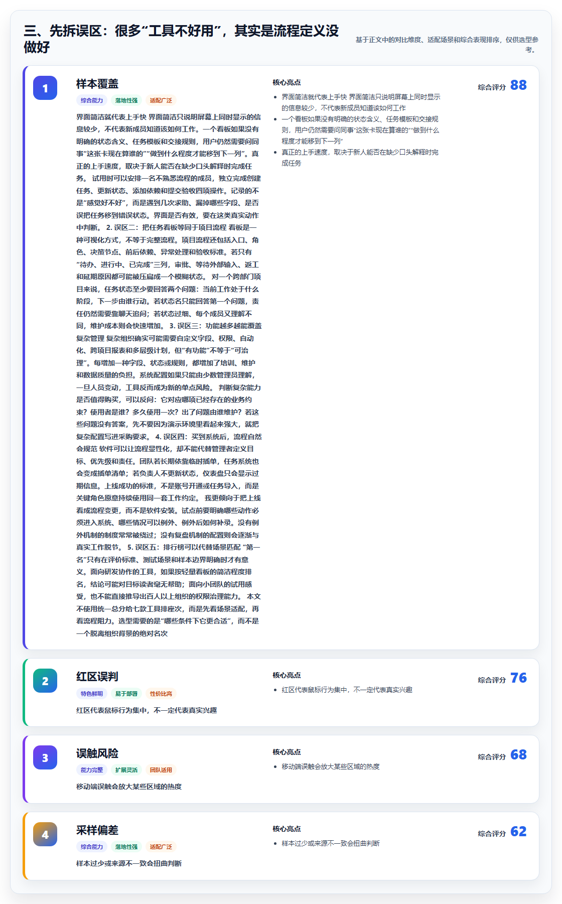 三、先拆误区:很多“工具不好用”,其实是流程定义没做好