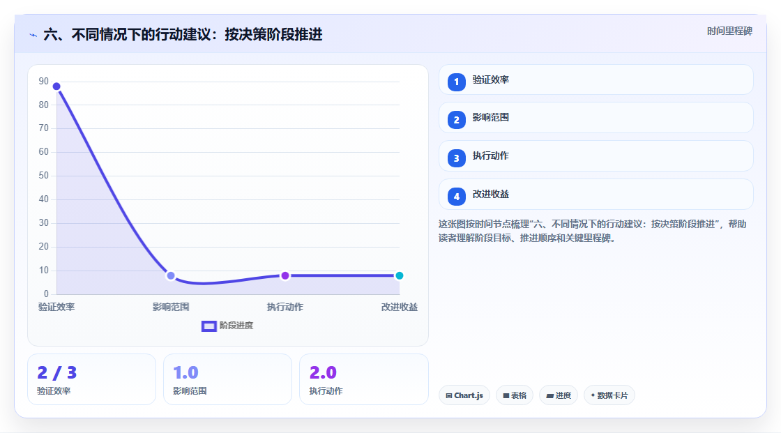 六、不同情况下的行动建议:按决策阶段推进