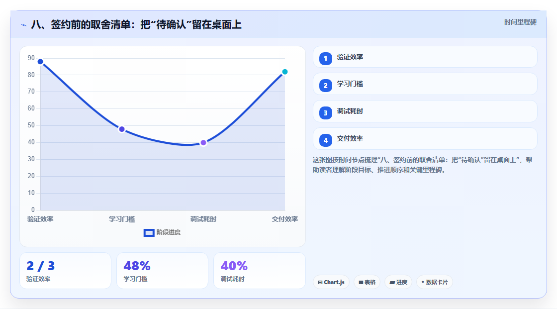 八、签约前的取舍清单:把“待确认”留在桌面上
