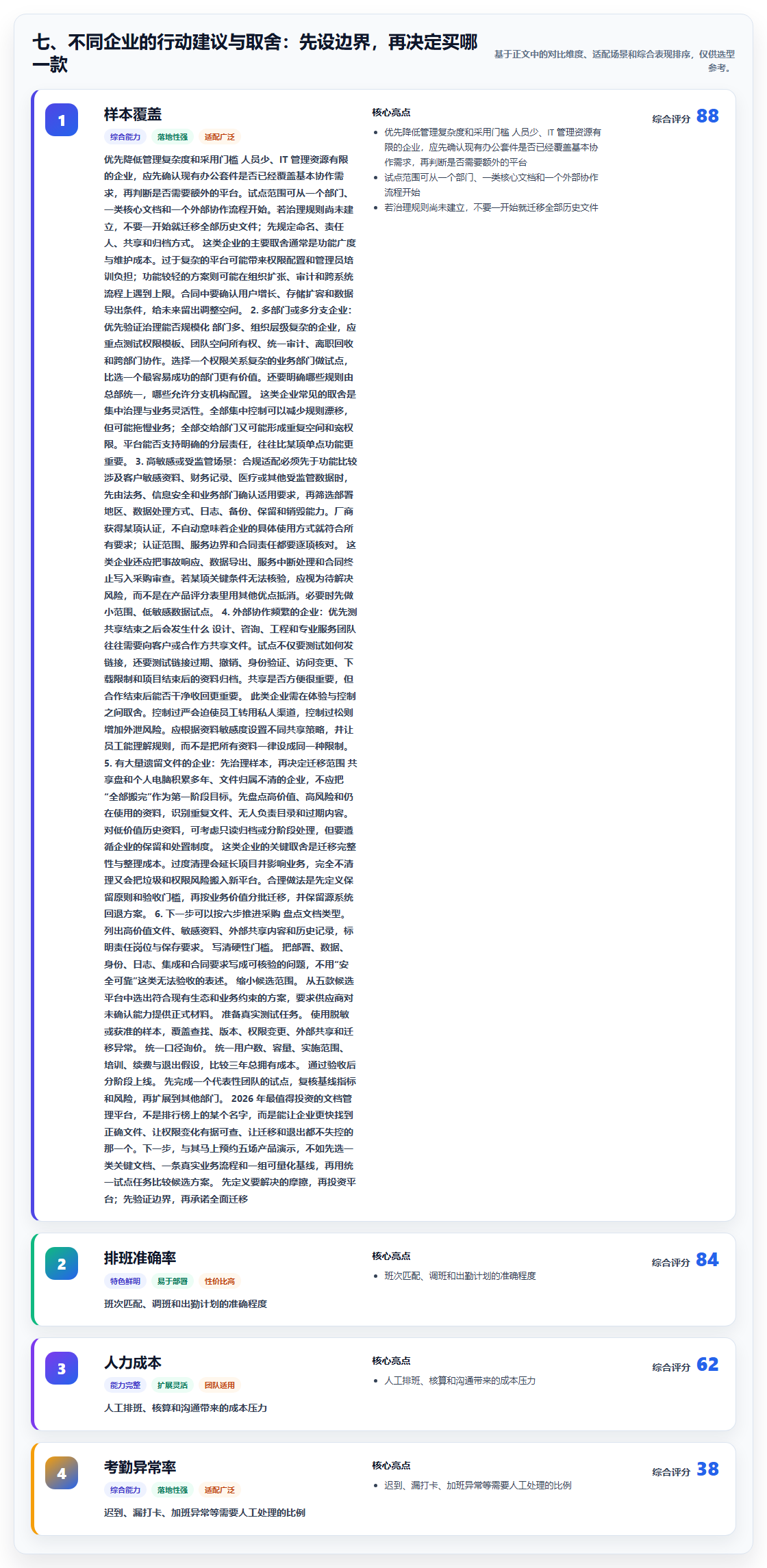 七、不同企业的行动建议与取舍：先设边界，再决定买哪一款