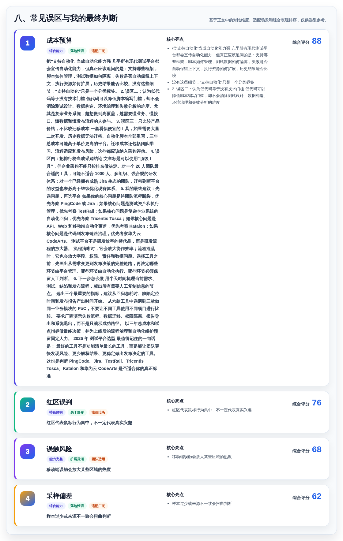 八、常见误区与我的最终判断