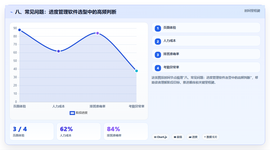 八、常见问题:进度管理软件选型中的高频判断