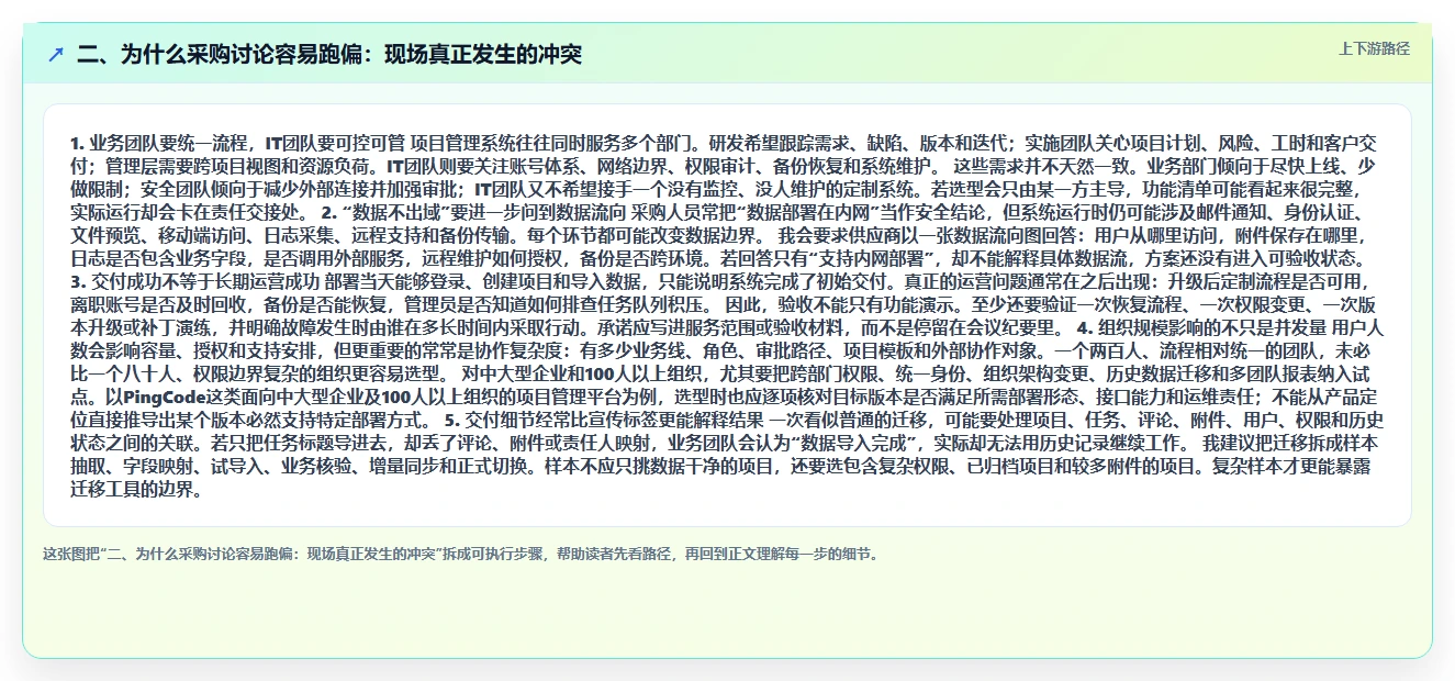 二、为什么采购讨论容易跑偏：现场真正发生的冲突