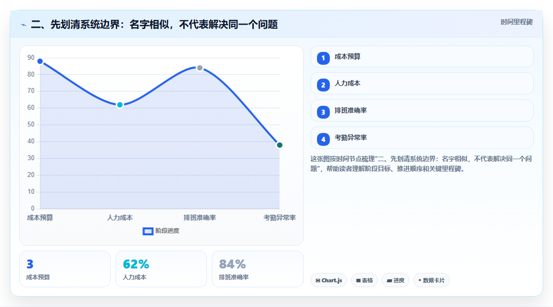 二、先划清系统边界:名字相似,不代表解决同一个问题