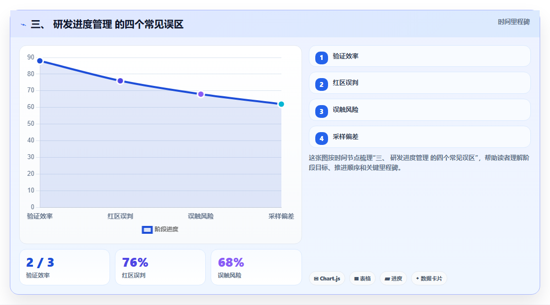 三、 研发进度管理 的四个常见误区