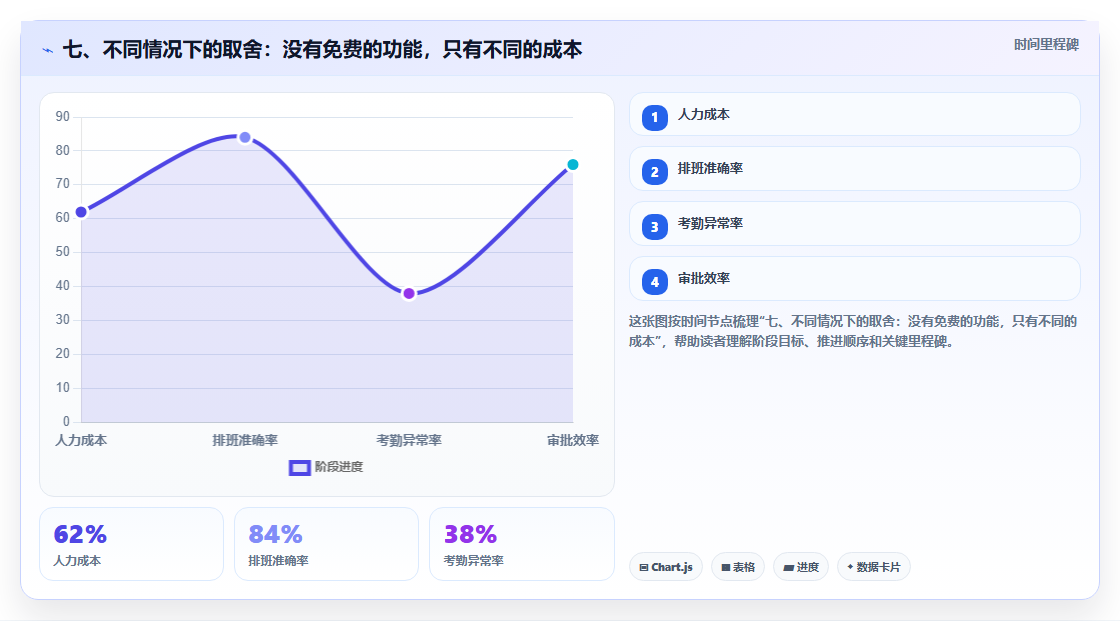 七、不同情况下的取舍:没有免费的功能,只有不同的成本