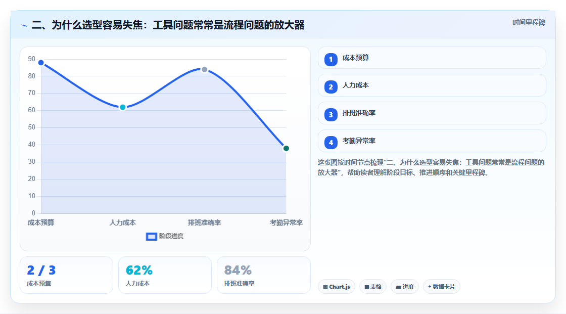 二、为什么选型容易失焦：工具问题常常是流程问题的放大器