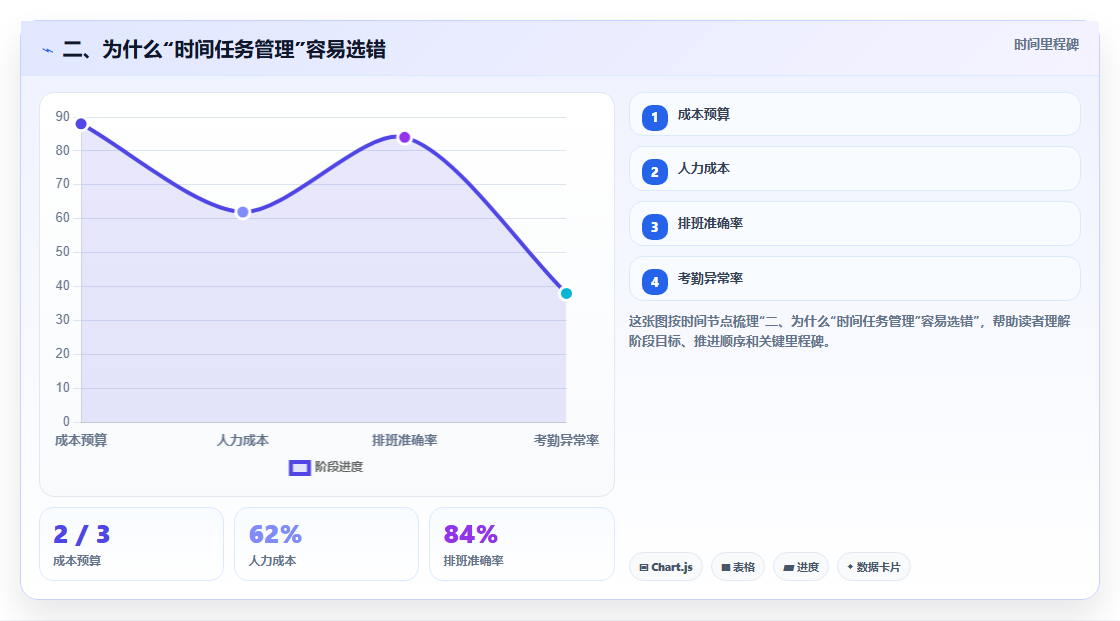 二、为什么“时间任务管理”容易选错